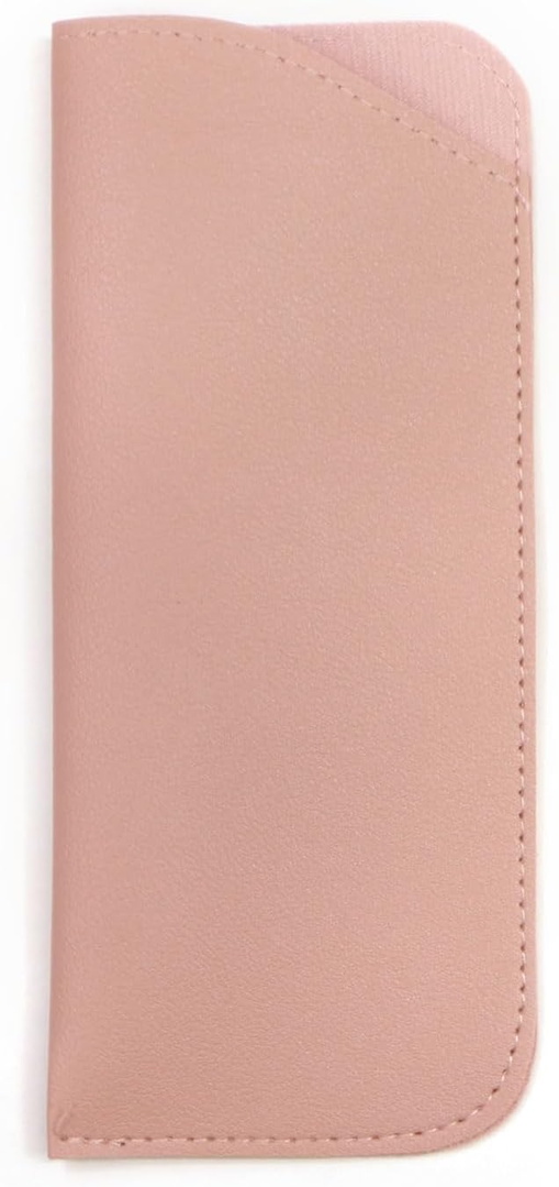 メガネケース 合皮 革 【ピンク】 スリム 眼鏡ケース サングラスケース