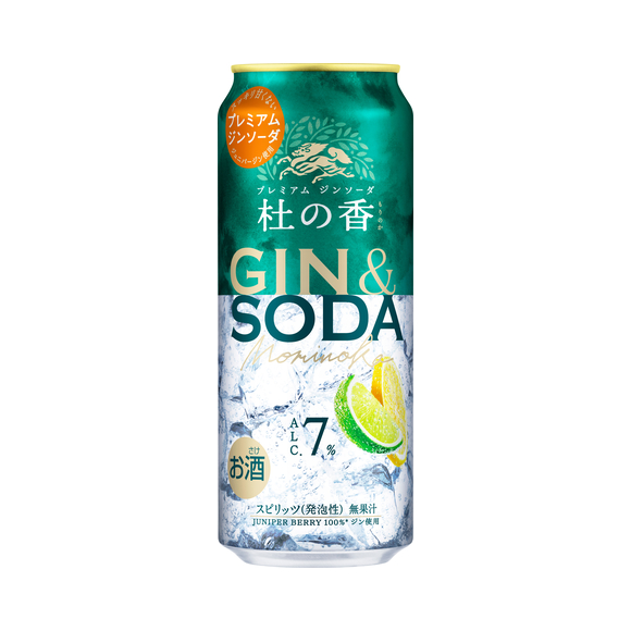 KIRIN Premium ジンソーダ 杜の香 500ml 缶（お酒）｜商品・品質情報