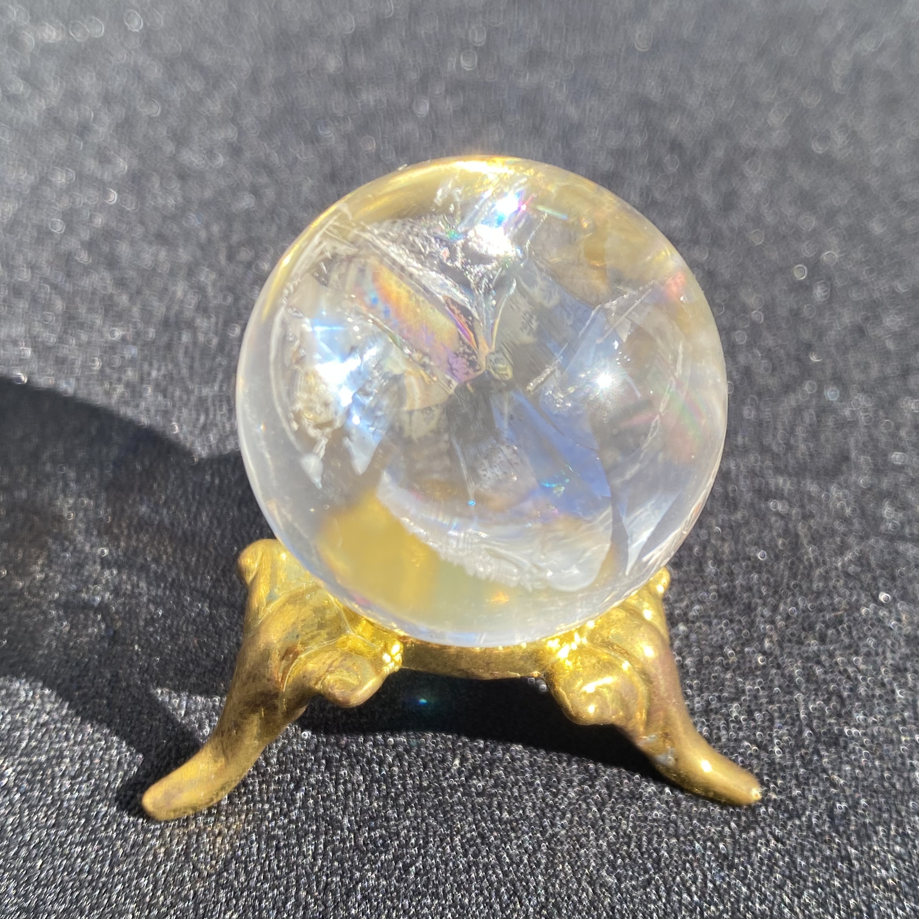 カラーストーンショップ キロル / 【至純天珠・白】騎龍観音天珠