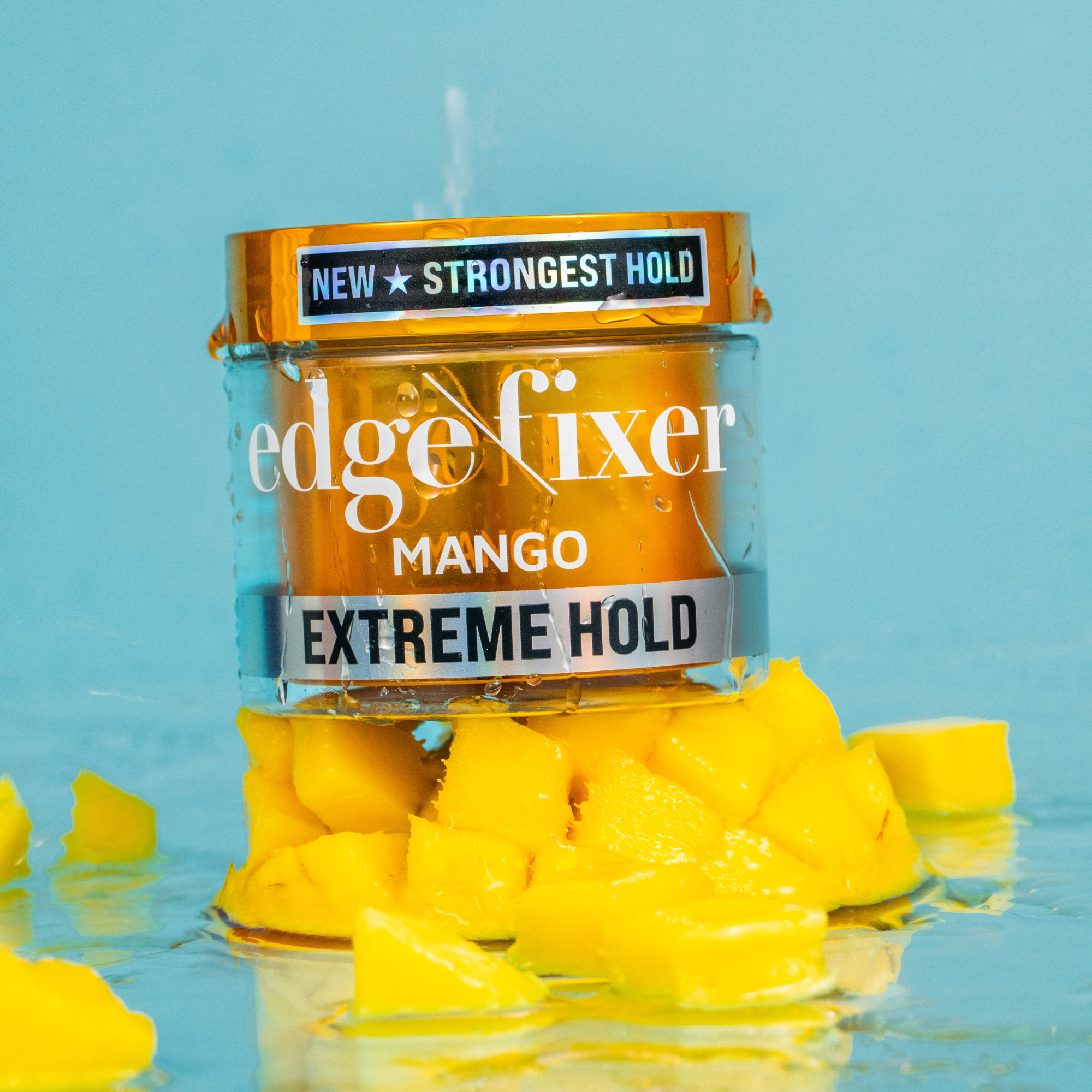 KISS Colors & Care Edge Fixer Extreme Hold Gel 100mL - Mango