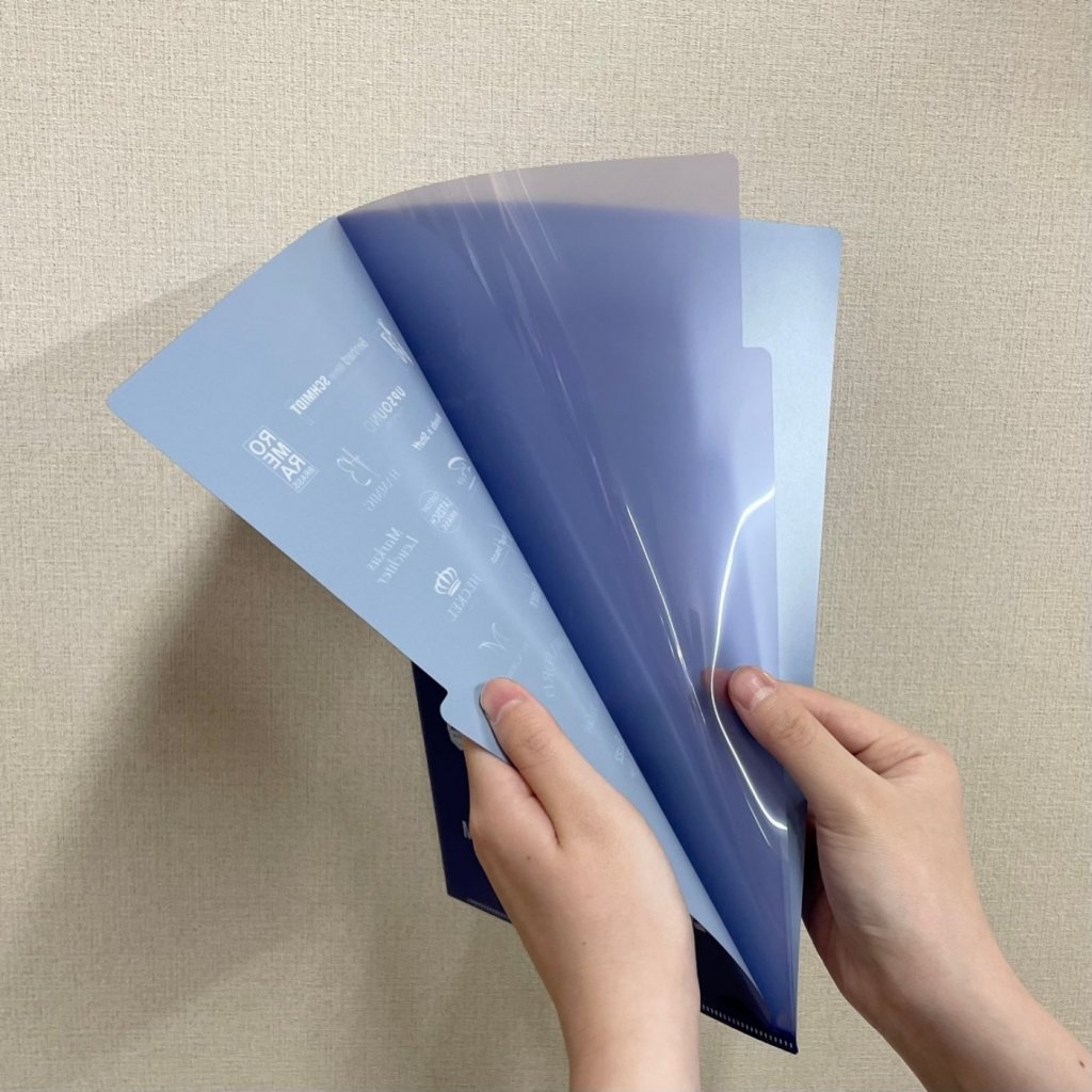 全パート共通 便利なグッズ｜DACオリジナル 2ポケット クリアファイル