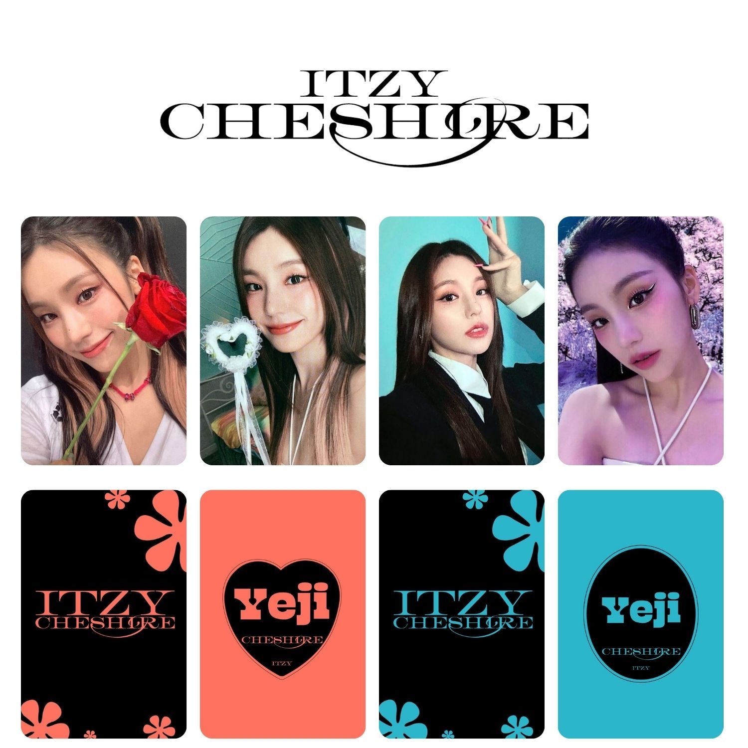 ITZY Yeji '' Cheshire Special Edition '' Albüm Kart Seti