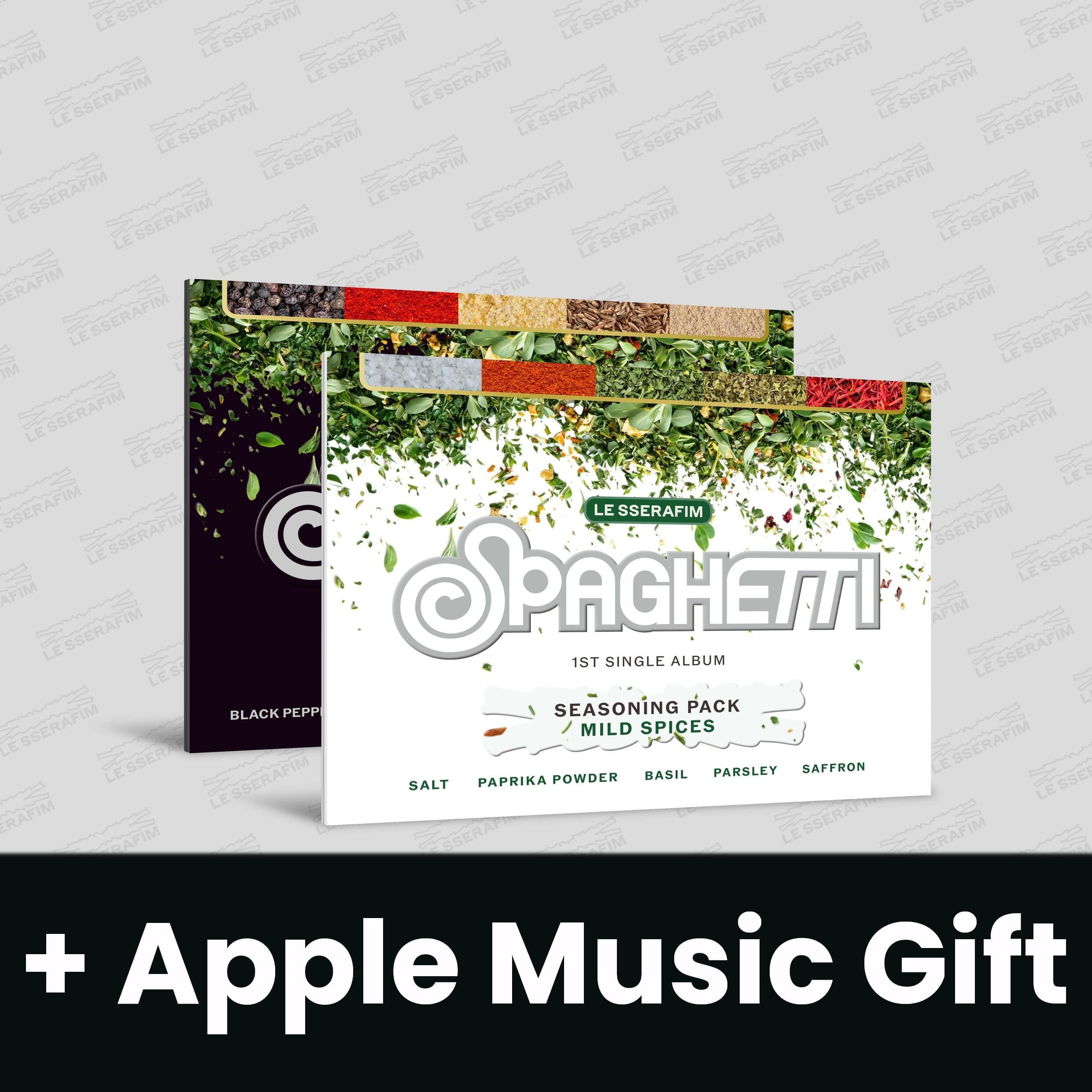 LE SSERAFIM - SPAGHETTI (WEVERSE ALBUMS VER.) + Apple Music POB