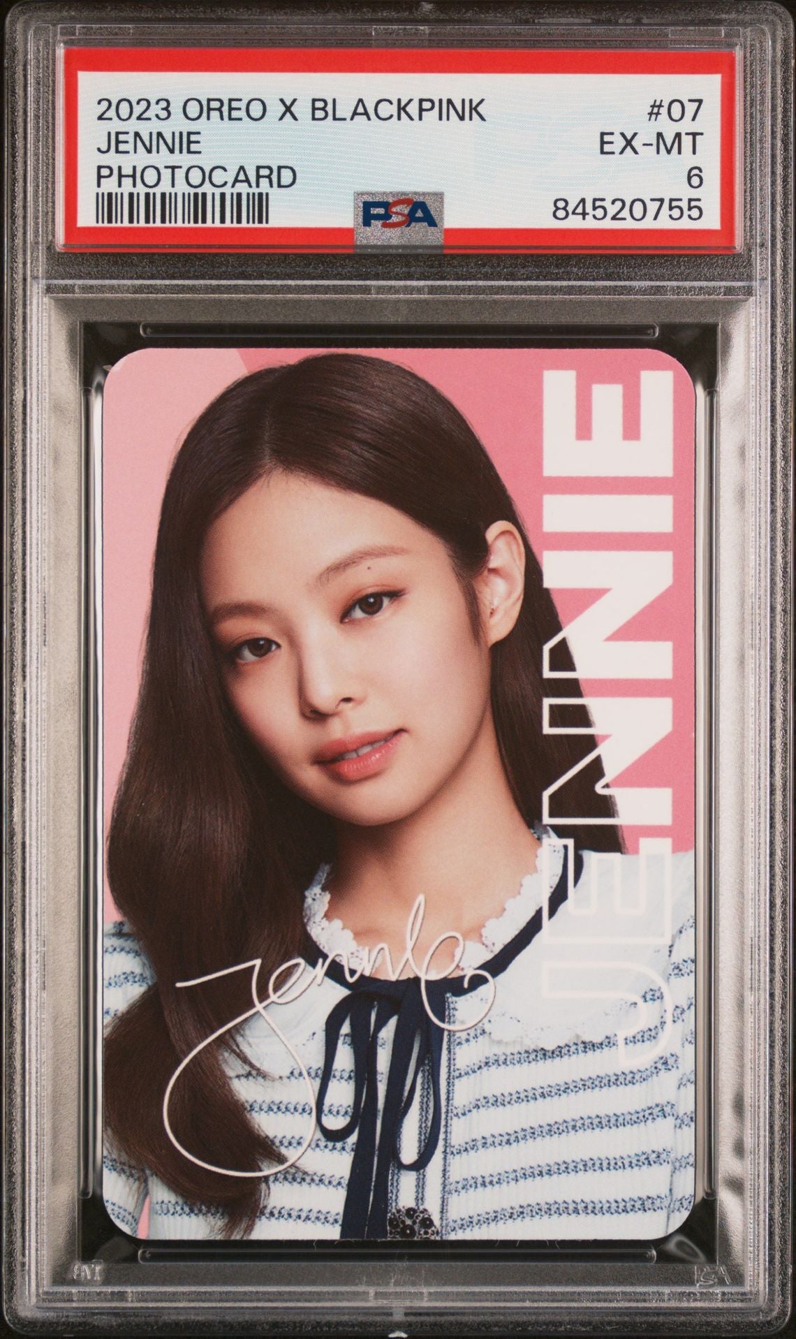 SPECIAL OFFER ~ 2023 OREO X BLACKPINK LISA & JENNIE PHOTOCARDS PSA