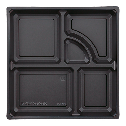 K-BOX80-80B 中仕切 黒 - KP PLATEC