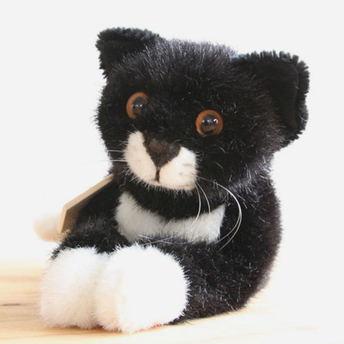 ケーセン ねそべり猫 黒（小） | krtek select toys