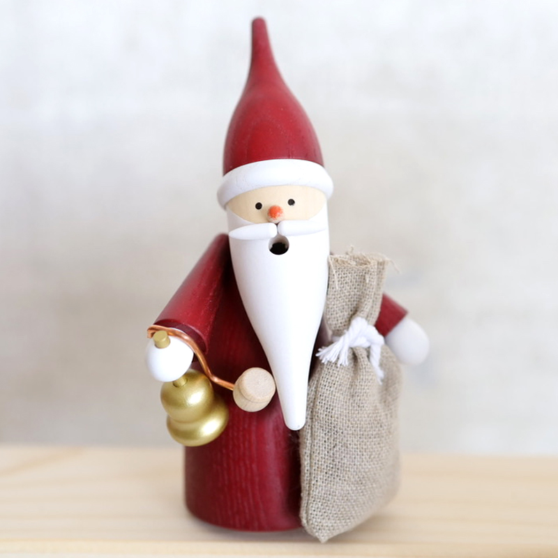 SV・煙出し・サンタとベル：サンタさんがプレゼントを持ってやってき