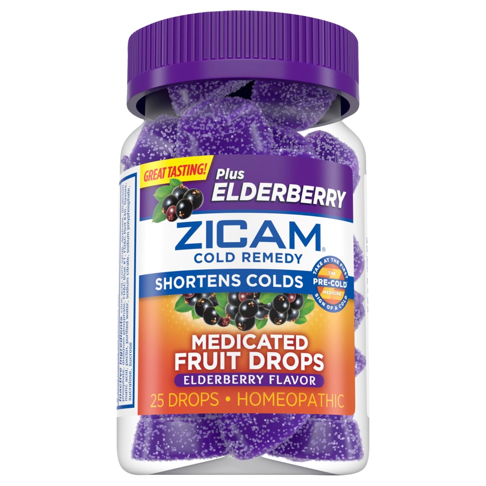 Zicam® Cold Remedy Plus Elderberry Zinc Cold Medicine Elderberry
