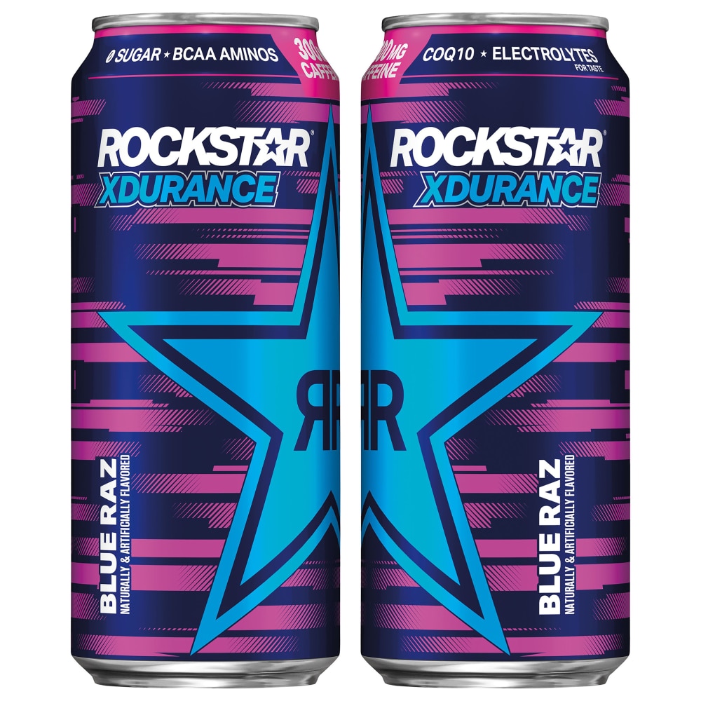 Rockstar® XDurance Blue Raz Energy Drink Can, 16 fl oz - City Market