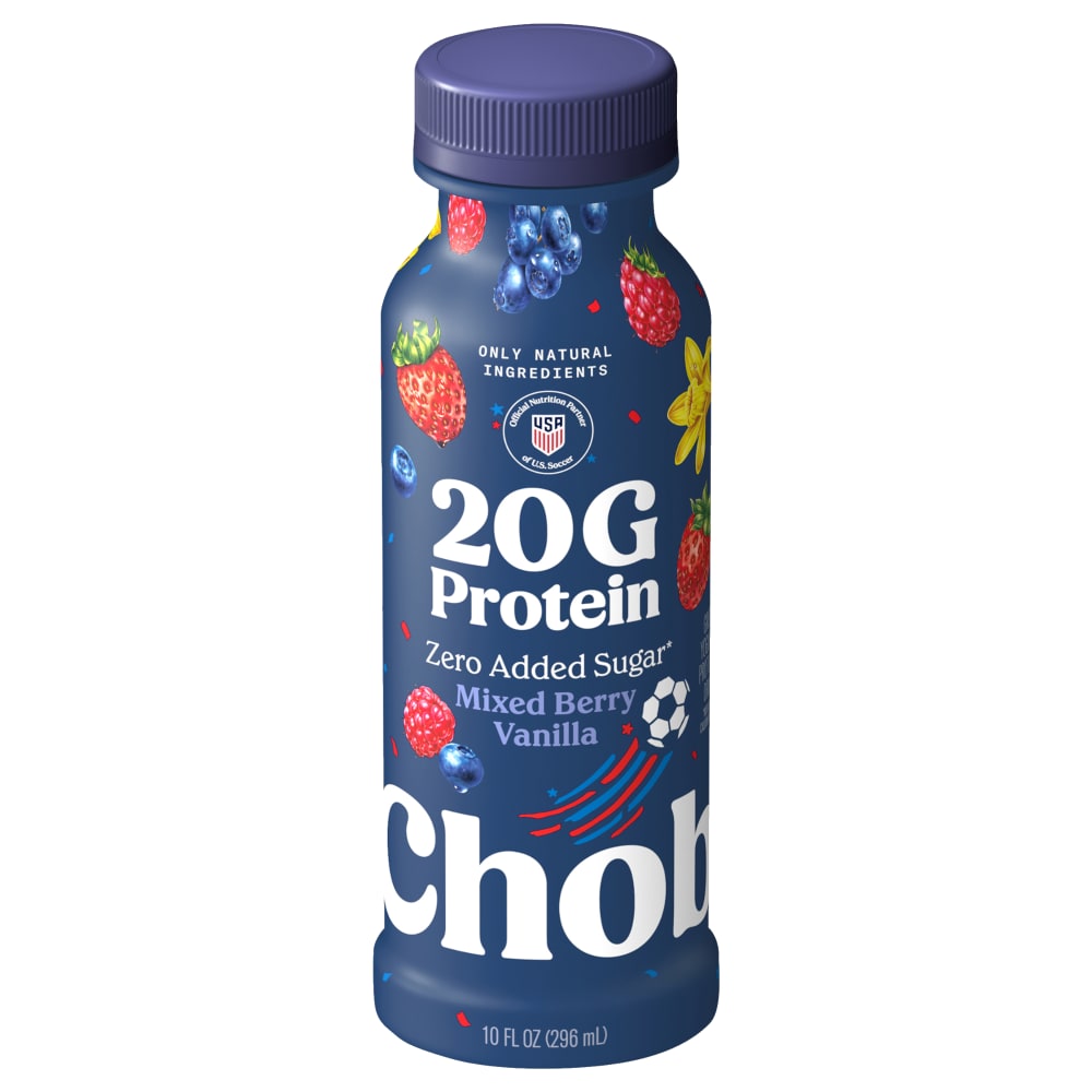 Chobani® 20g Protein Lowfat Greek Yogurt Drink Mixed Berry Vanilla
