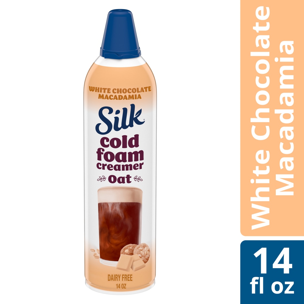 Silk Dairy Free Cold Foam White Chocolate Macadamia Oat Coffee