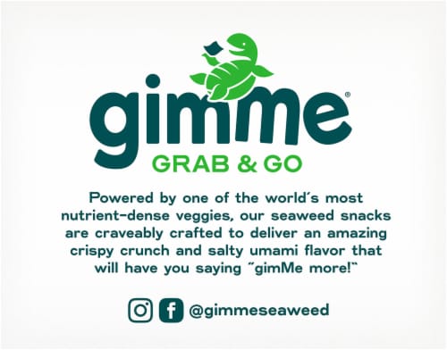 Gimme® Grab & Go Teriyaki Roasted Seawood Snacks Multipack, 5 pk