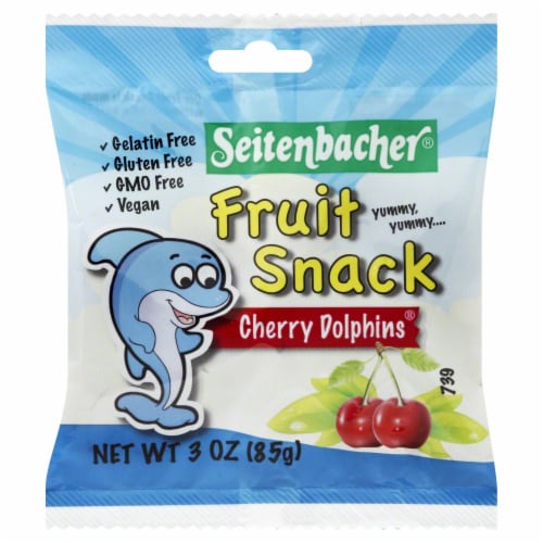 Seitenbacher Cherry Fruit Snack Dolphins, 3 oz - Smith's Food and Drug