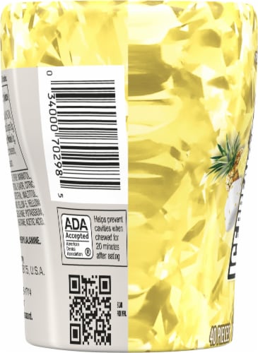 Ice Breakers Ice Cubed Gum - Golden Pineapple, 40 ct - Kroger