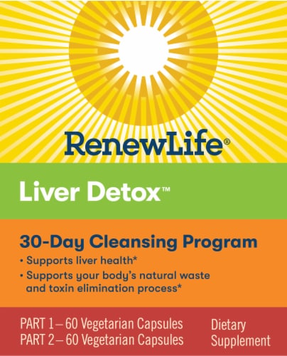 Renew Life Liver DetoxDay Cleansing ProgramPart Capsules, 1 ct