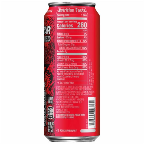 RockstarÂ® Punched Fruit Punch Energy Drink Can, 16 fl oz - City