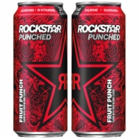RockstarÂ® Punched Fruit Punch Energy Drink Can, 16 fl oz - City