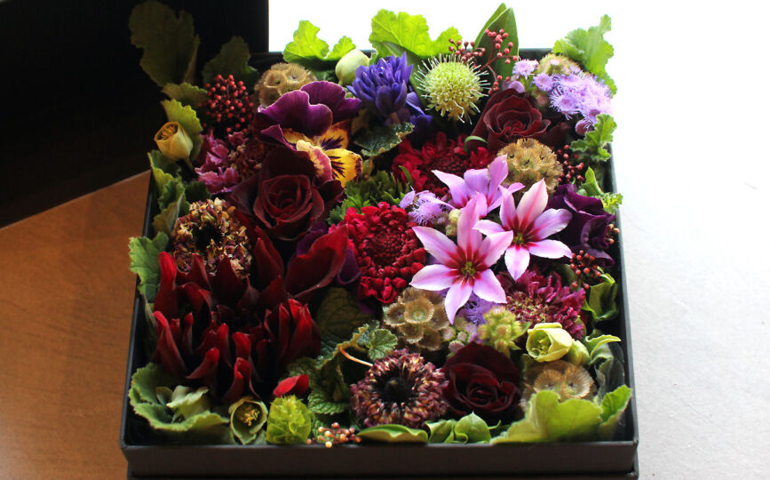 ボックスフラワーアレンジメント - K's flower novo