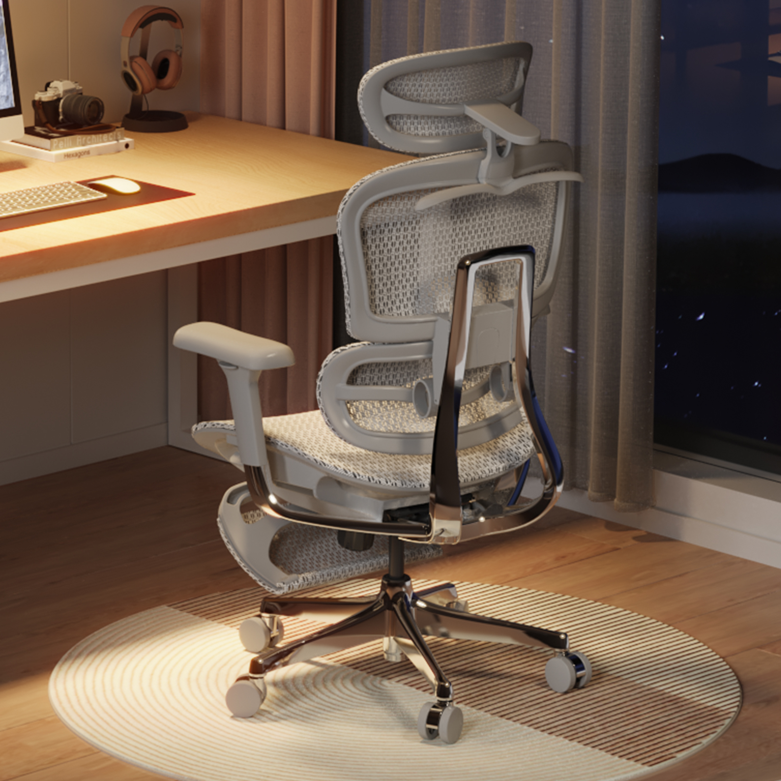 PAX3 エルゴノミクスチェア (PAX3-D-LM-White) - KTOW