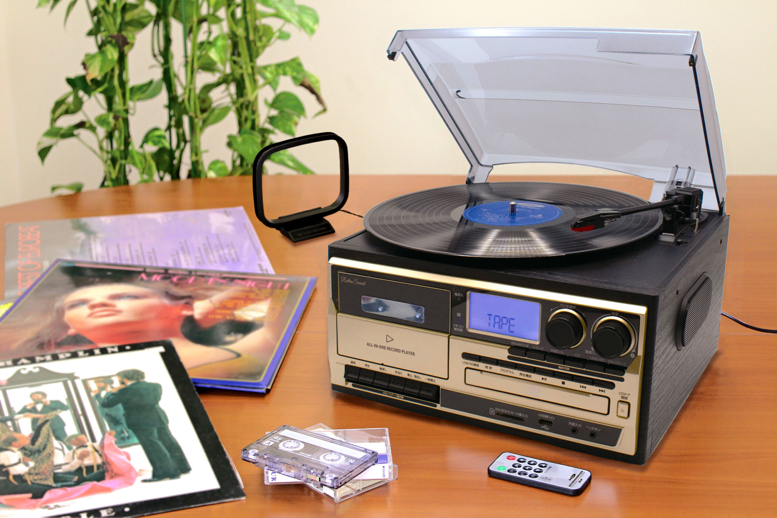 RetroSound】オールインワン・レコード・プレーヤー｜AR-01G 新発売