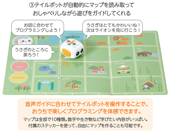 テイルボット プロセット | プログラミング,フィジカルプログラミング