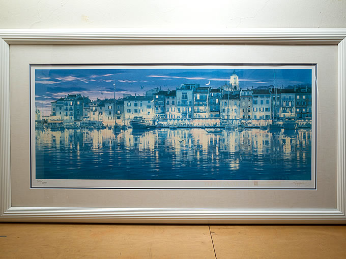 笹倉鉄平のシルクスクリーン『サントロペ』 | 東京世田谷の買取専門店