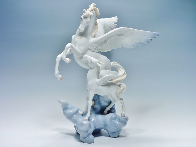 リヤドロ 限定1500体 ペガサスの親子 | 東京世田谷の買取専門店くらし
