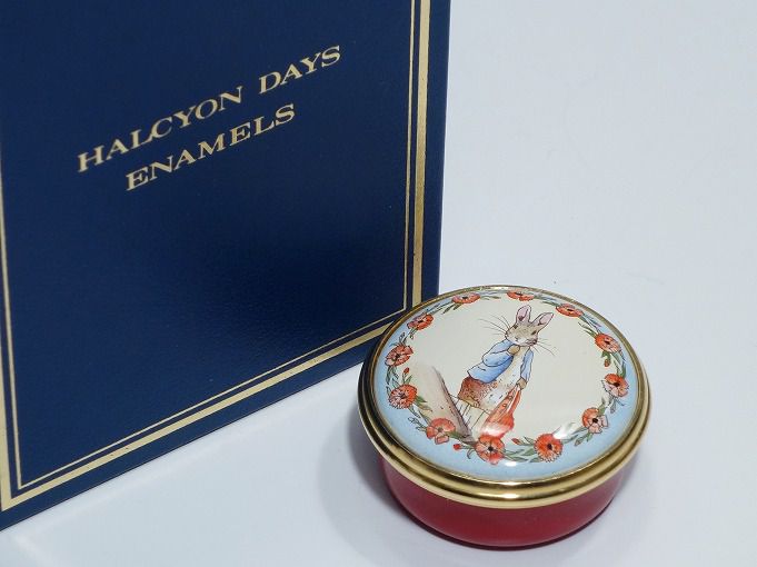 Halcyon Days (ハルシオンデイズ) ピーターラビット エナメルボックス