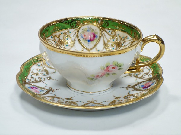 オールドノリタケ ティー カップ＆ソーサー マルキ印 | 東京世田谷の