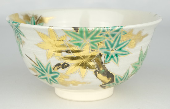 栗山園オンライン通販部 / 【出物】 青楓画茶碗 宮川香雲 鵬雲斎書付