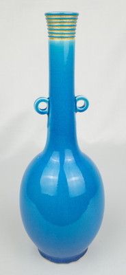 栗山園オンライン通販部 / 【出物】 交趾耳付花入 16代永楽善五郎(即全