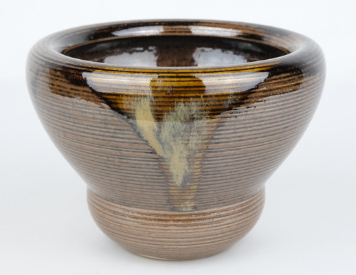 栗山園オンライン通販部 / 【出物】 膳所焼箪瓢建水 陽炎園(岩崎新定)