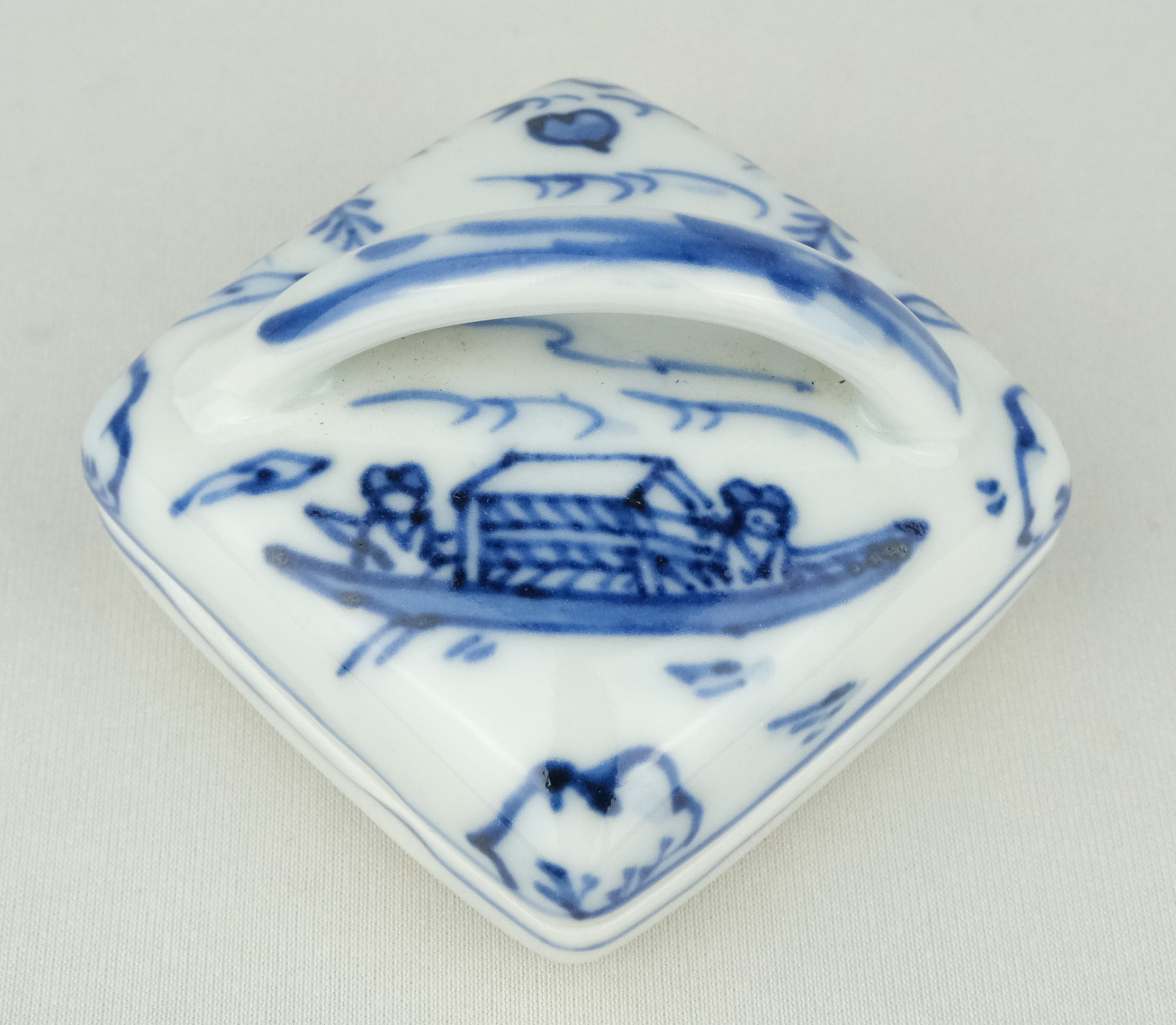 栗山園オンライン通販部 / 【出物】 染付角田川香合 宮川（真葛）香斎