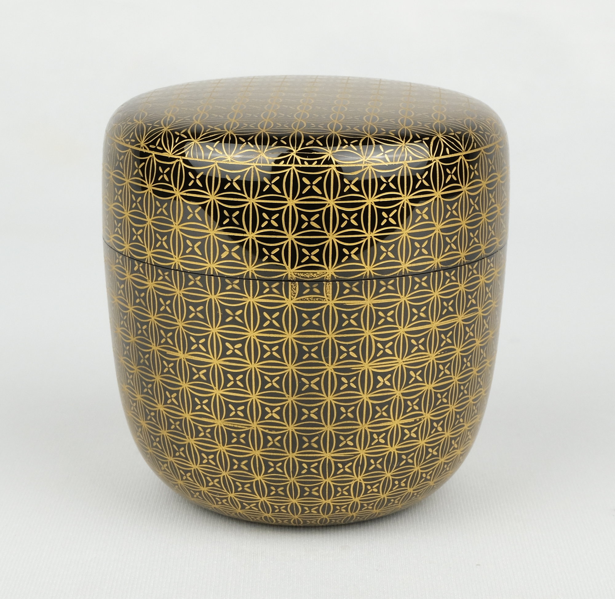 栗山園オンライン通販部 / 【出物】 沈金七宝模様棗 前志芸男