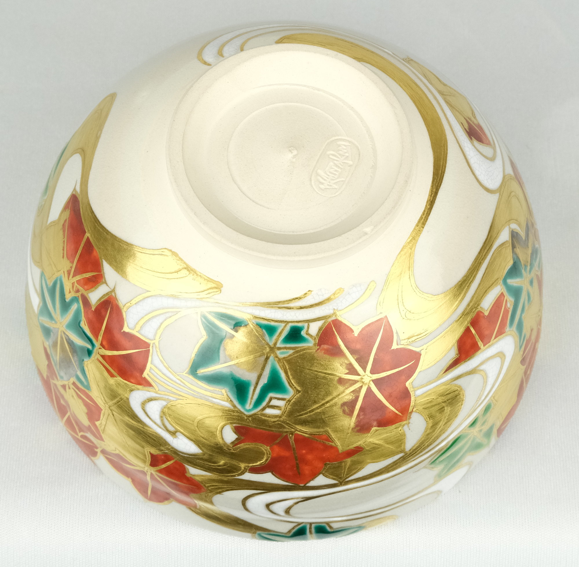 栗山園オンライン通販部 / 【出物】 仁清写竜田川茶碗 宮川香雲