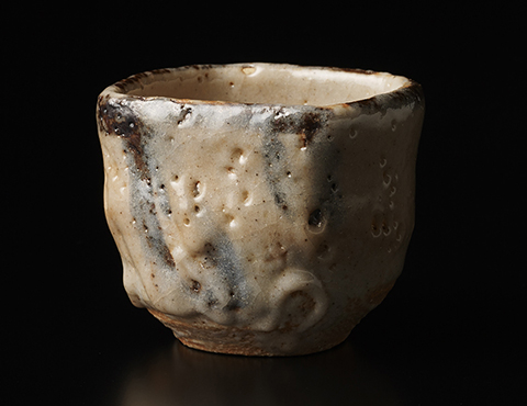 タ*ん様 岡部嶺男 絵志野 八寸 共箱 タ*ん様 岡部嶺男 絵志野 八寸 共