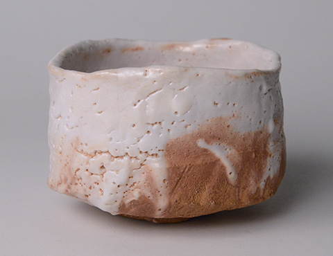 堀一郎 志野茶盌 | しぶや黒田陶苑