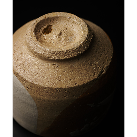 No.26 濱田庄司 楽釉筒描茶碗 / HAMADA Shoji Tea bowl, Raku glazed