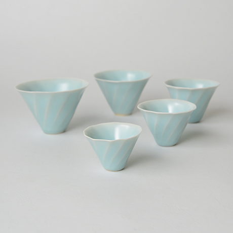 No.4 八木一夫 白瓷盃 / YAGI Kazuo Sake cup, white porcelain