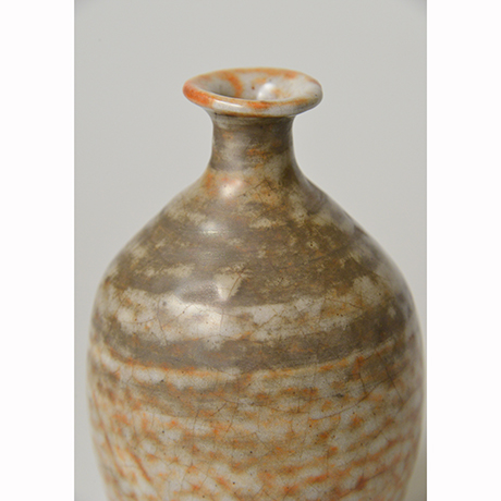 北大路魯山人作志野焼絵志野鉄絵草文大徳利MR5619B