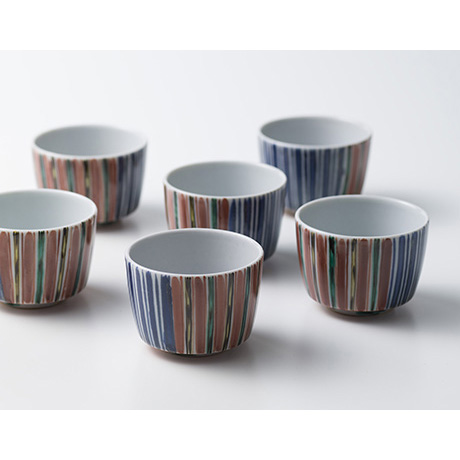 富本憲吉 煎茶碗 六客 | しぶや黒田陶苑