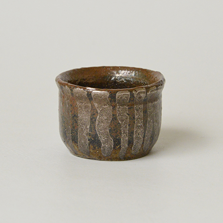 No.6 北大路魯山人 銀彩ぐいのみ / KITAOJI Rosanjin Sake cup