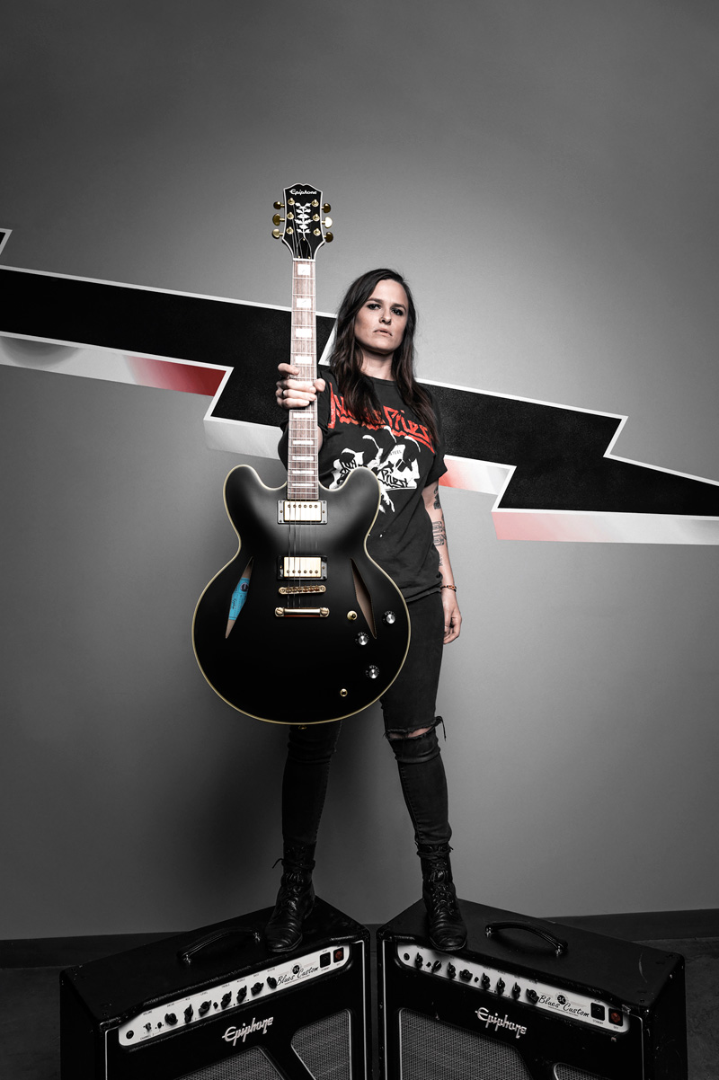 Epiphone Emily Wolfe Sheraton Stealth エピフォン エミリー