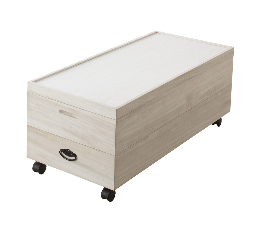 総桐衣装ケース2段 キャスター付 | 株式会社クロシオ｜クロシオ