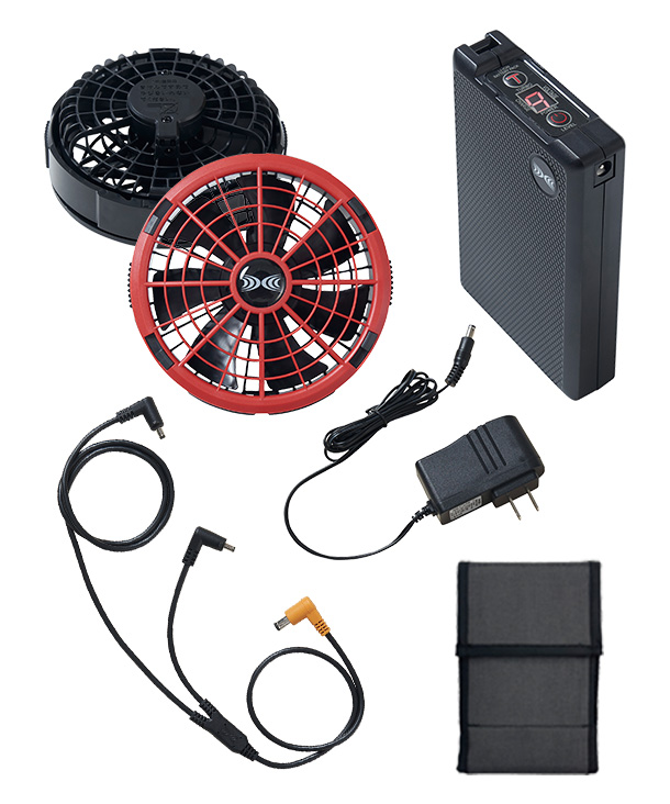 空調服社】クウチョウフクシャ 空調服スターターキット(18V) SK23011