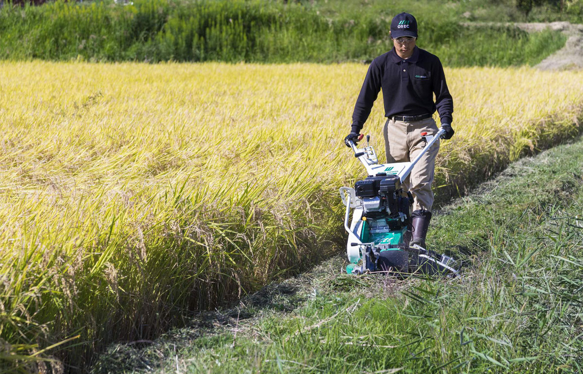 オーレック】ウイングモアーWM746F フリーナイフ仕様 二面あぜ草刈機