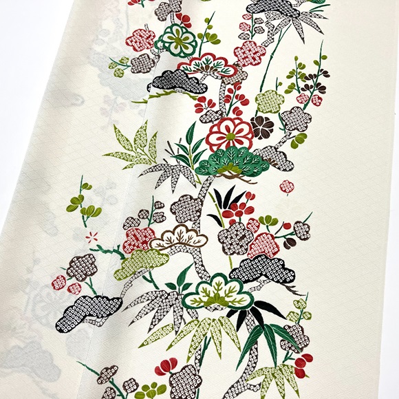 一方付け小紋「松竹梅」 - 京呉服塚本