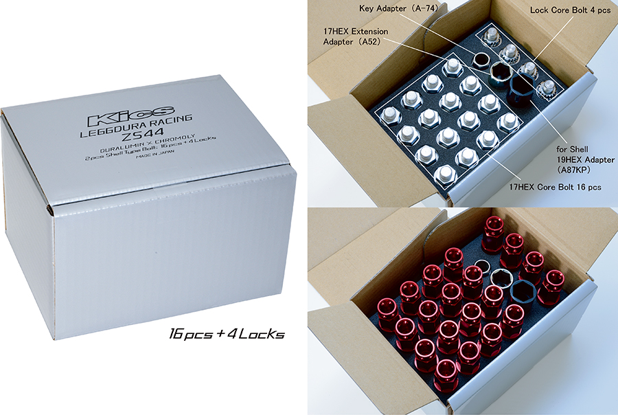 Kics LEGGDURA RACING Bolt ZS44