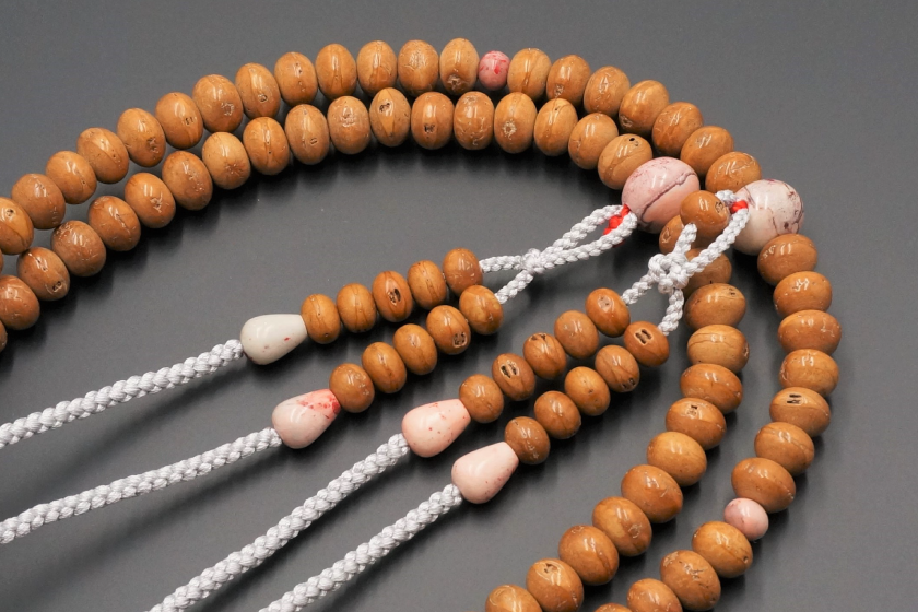 事例紹介 HK-193 鳳眼菩提樹ミカン玉 振分尺3 鶏血石仕立 華梵天｜京都