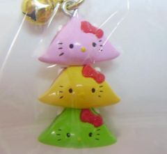 幸運を呼ぶ自然(本物)の四つ葉クローバー 根付け 楕円型